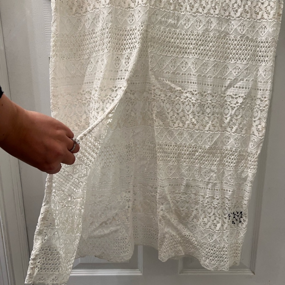 Colleen Lopez White Lace Maxi Dress - Picture 5 of 6